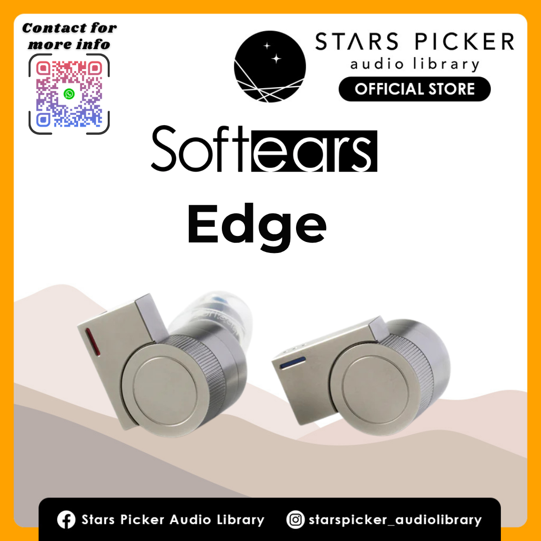 SoftEars Edge | Titanium 11mm High-Performance Dynamic Driver iem earphone