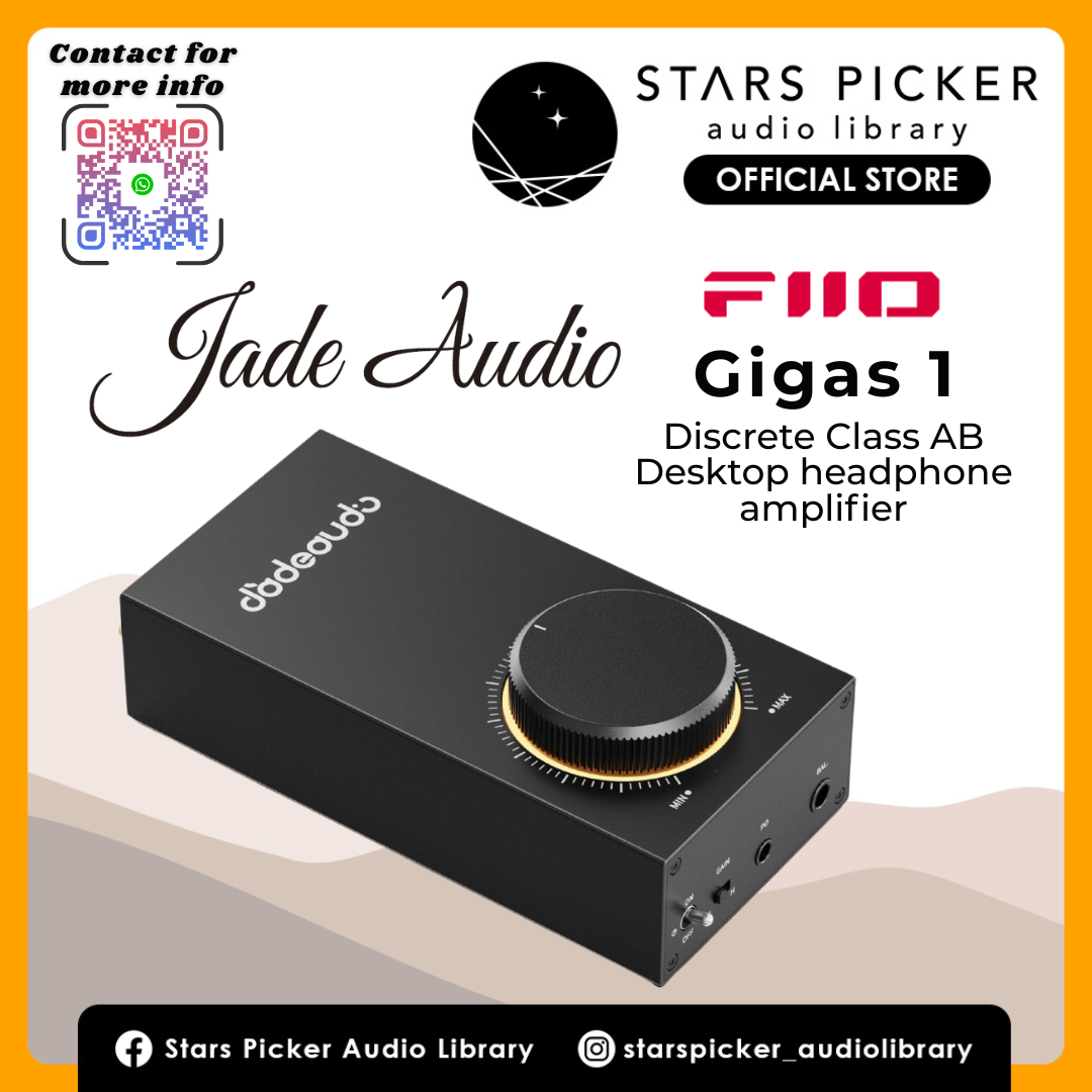 Fiio Jadeaudio Gigas 1 | Class AB Desktop Headphone Amplifier | 4600mW per channel