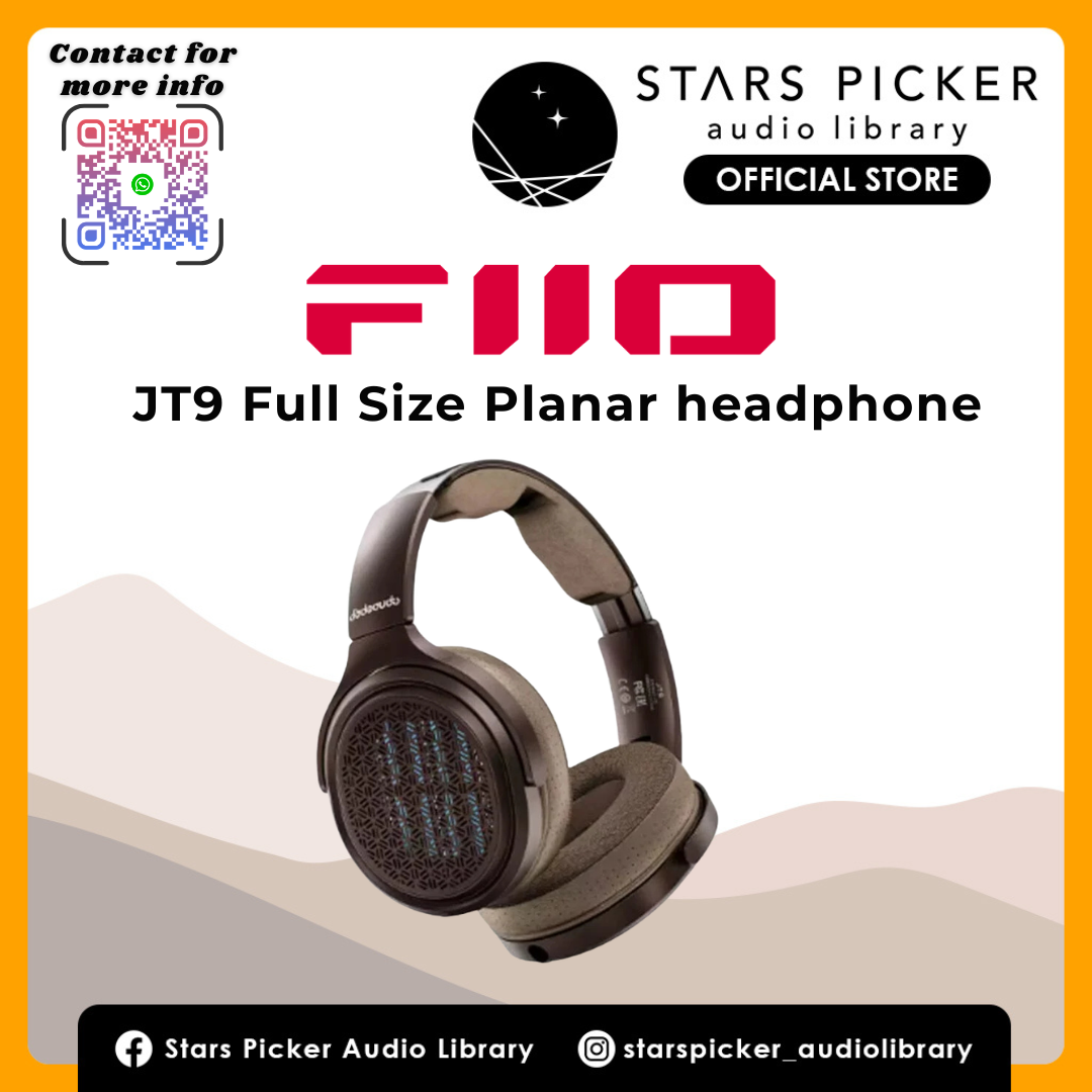 FiiO Jade Audio JT9 Open-Back Planar Magnetic Headphones wired hi res hifi