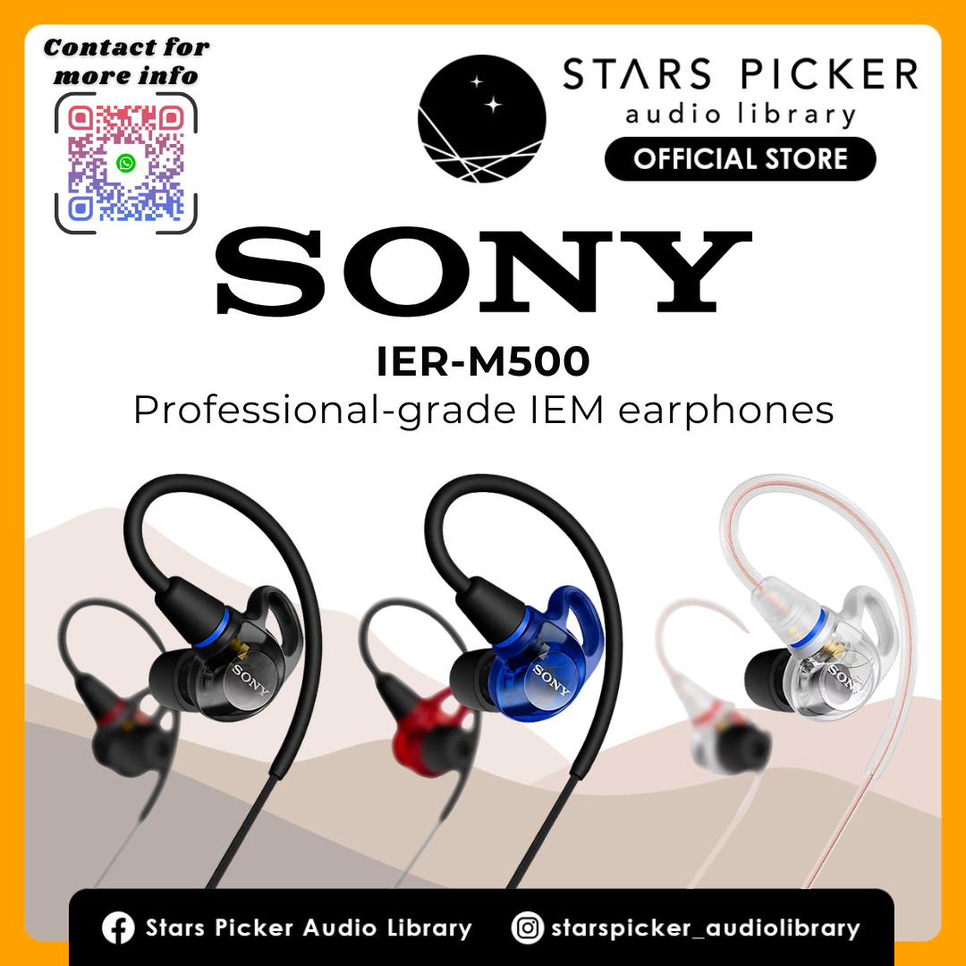 Sony IER-M500 – Professional In-Ear Monitor Headphones iem earphone