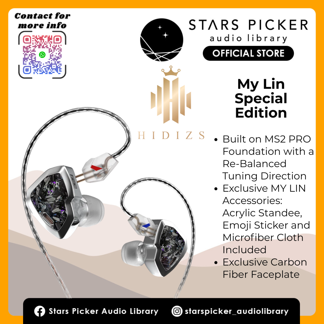 HIDIZS MY LIN Hybrid Hi-Fi In-Ear Monitor audiophile iem earphone