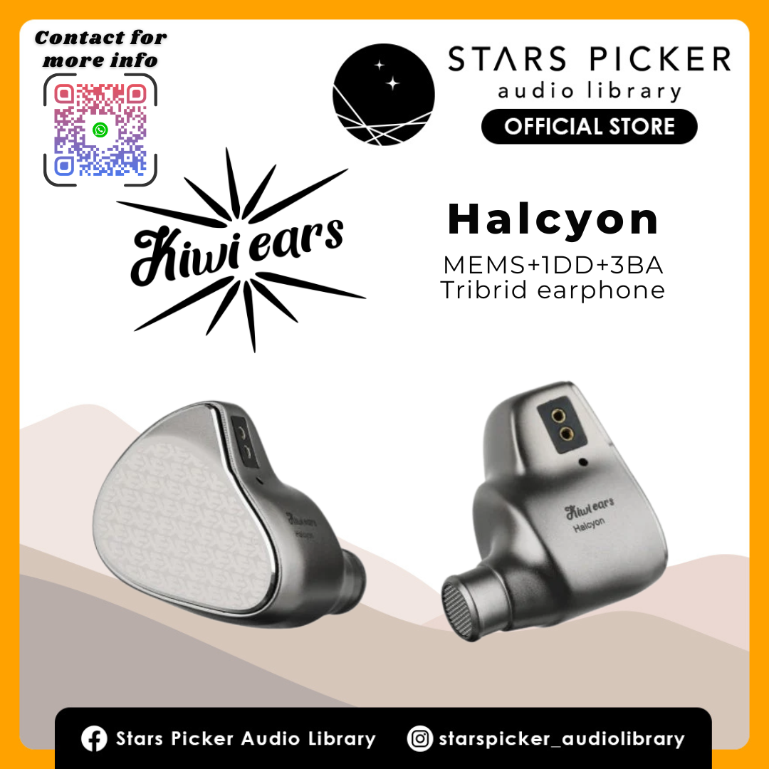 Kiwi Ears Halcyon World’s First MEMS+1DD+3BA Tribrid IEM