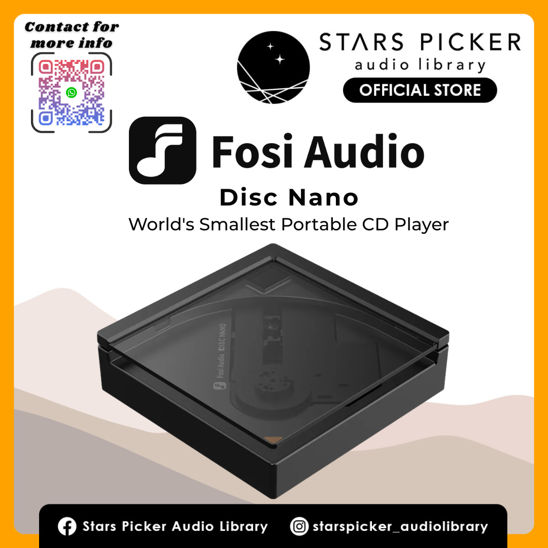 Fosi Audio DISC Nano Ultra-Compact Portable CD Player