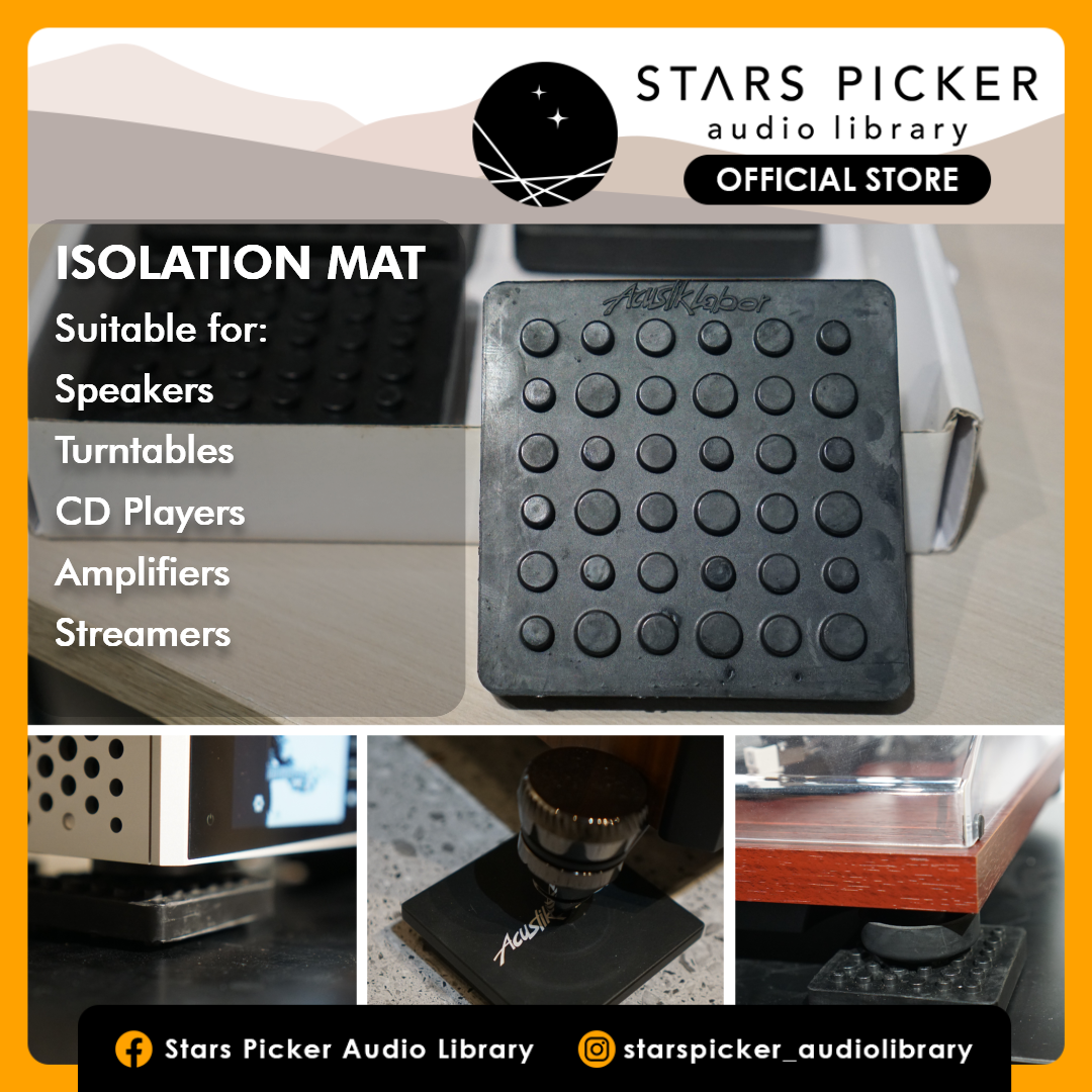 AcuslikLabor (TW) Isolation Mat - Vibration Isolator For Speakers, Turntables, Amplifiers, CD Players