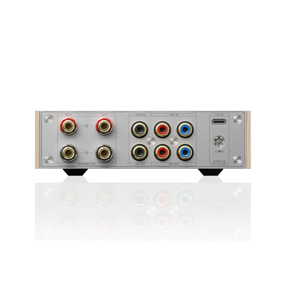FiiO JadeAudio Level 1, Class-D Power Amplifier | 2×300W | LDAC Bluetooth & USB/Coax Input | Subwoofer Out