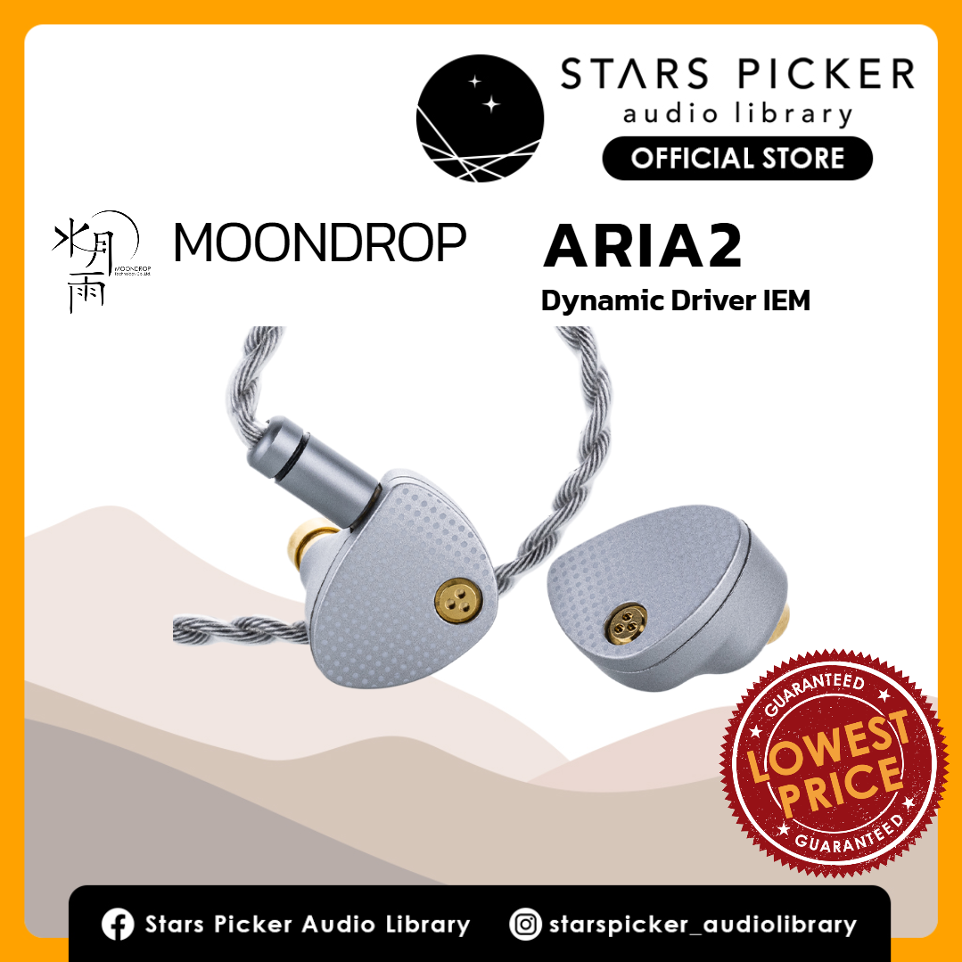 [PM For Best Price] Moondrop ARIA 2 Dynamic Driver IEM Earphone Ceramic Dome Composite Diaphragm