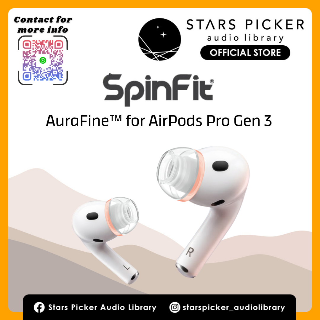 Spinfit AuraFine for AirPods Pro Gen 3 Upgrade Replacement Ear Tip