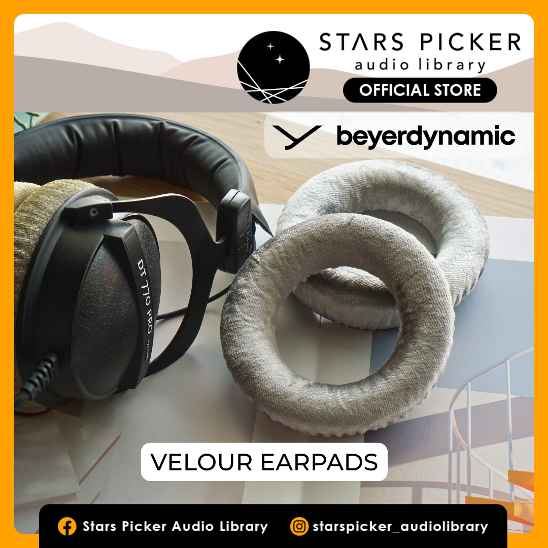 (Class B Velvet) Earpads for Beyerdynamic DT770 / DT880 / DT990 / MMX300 / DT1990 / T1 Replacement Earpads