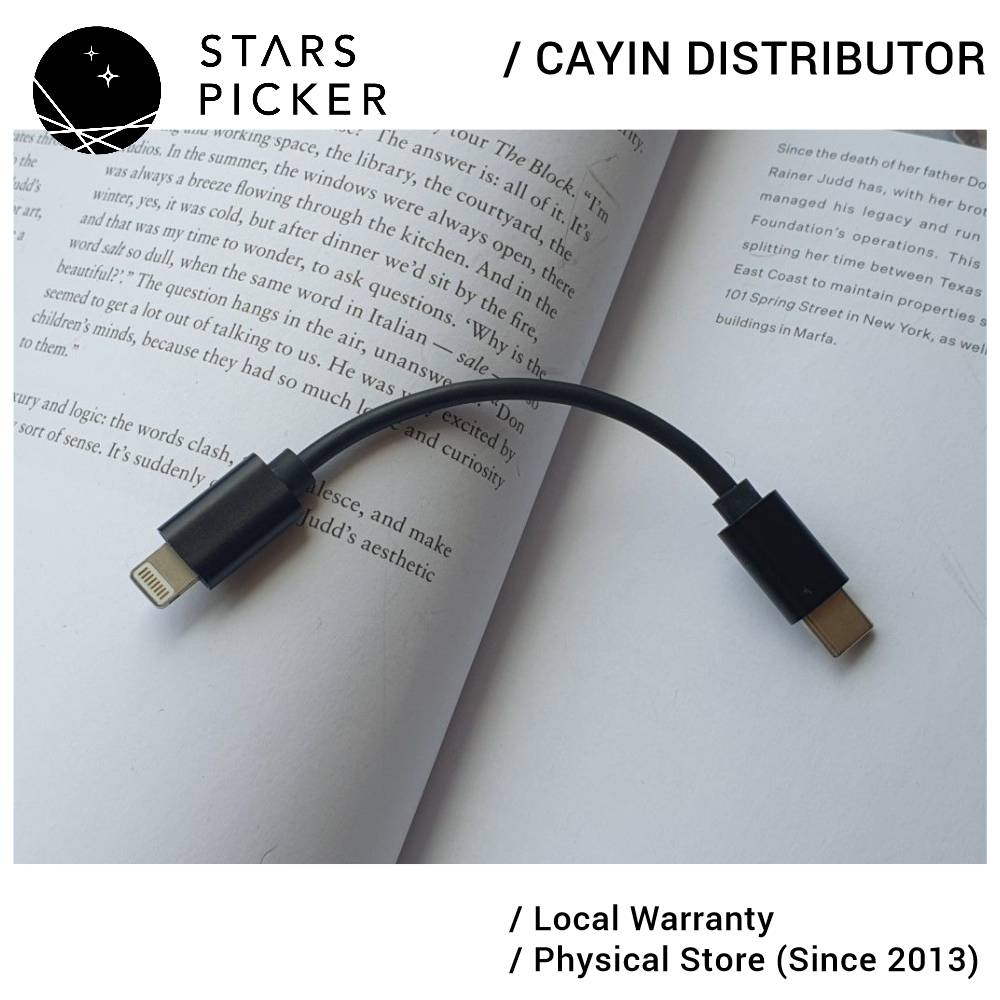 Cayin CS-L2C (Ltng to USB-C) OTG Cable