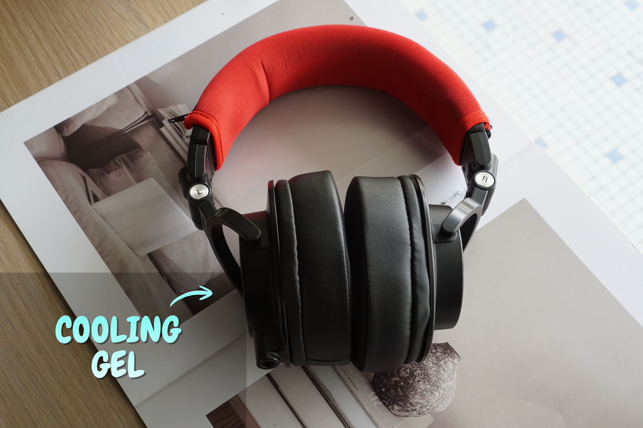 (Class B Cooling Gel) Earpads for Audio Technica ATH M series / M20X / M30X / M40X / M50X / MSR7 | 3rd party Earpad