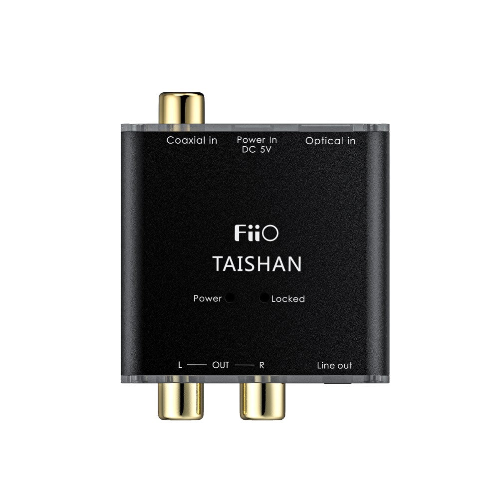 Fiio Taishan D03K - (NO OPTICAL CABLE) DAC S/PDIF Digital to Analog Converter TV CD DVD BLURAY Smart TV