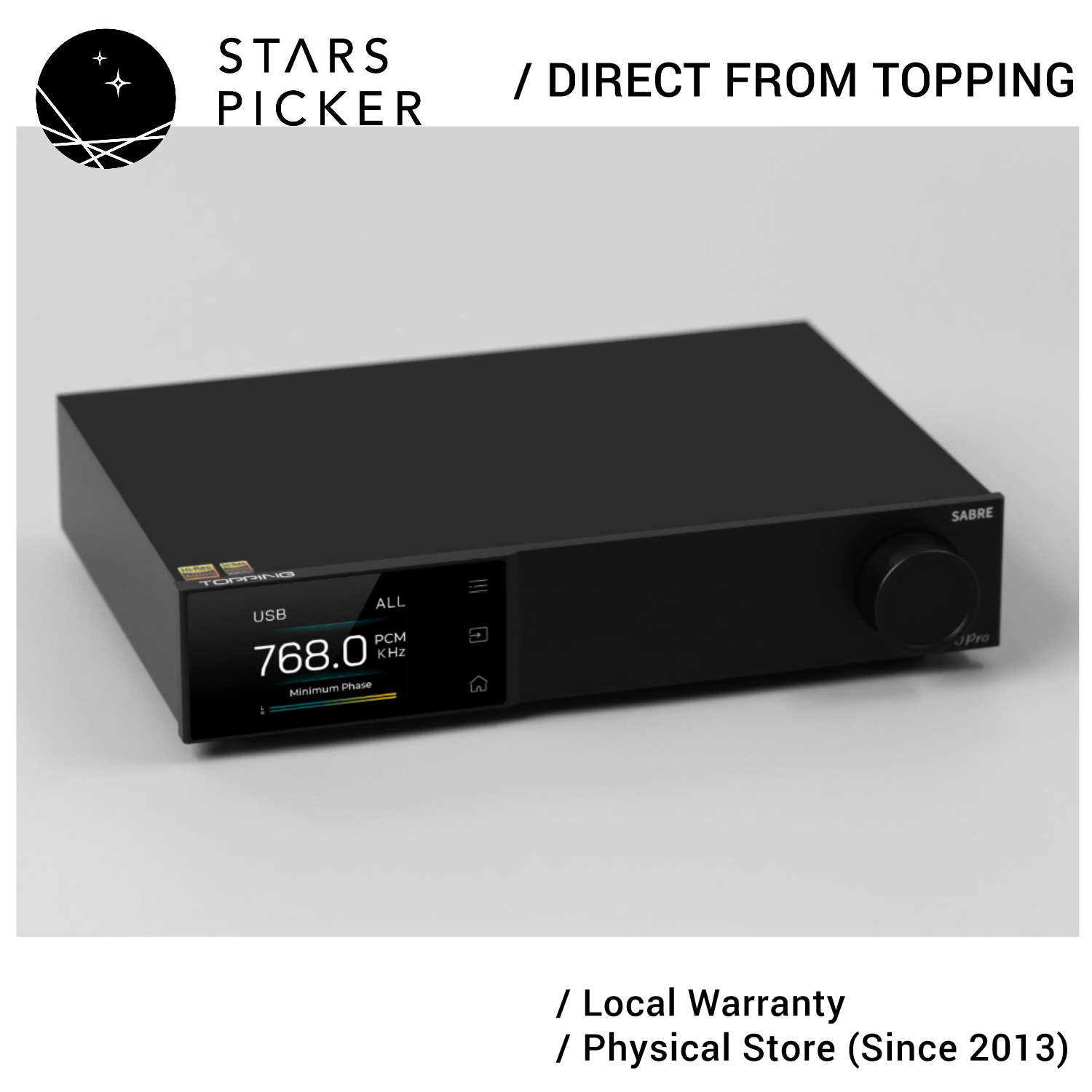 Topping D70 Pro ES9039SPRO SABRE Desktop DAC