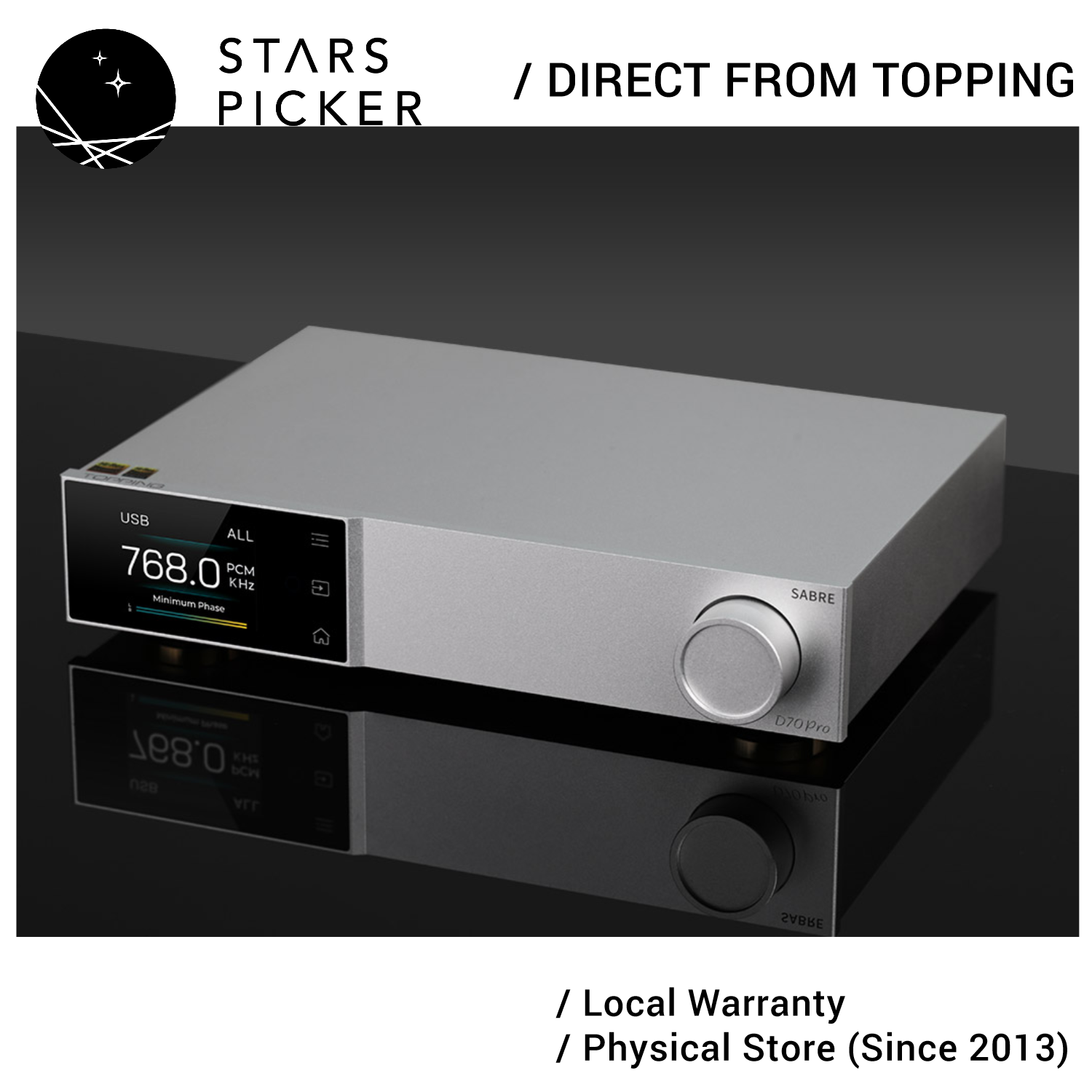 Topping D70 Pro ES9039SPRO SABRE Desktop DAC