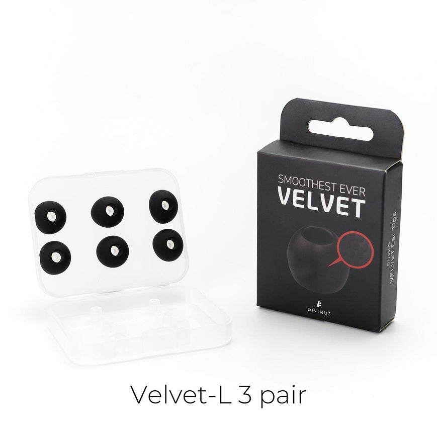 DIVINUS Velvet Silicone Eartips For 3mm-5mm Nozzle