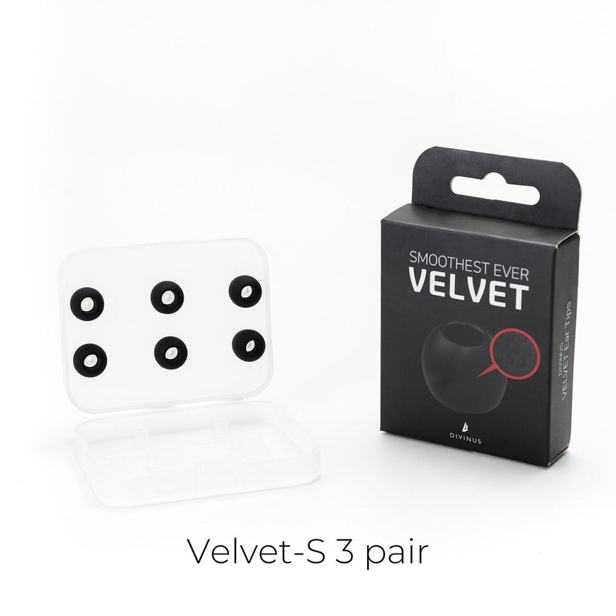 DIVINUS Velvet Silicone Eartips For 3mm-5mm Nozzle