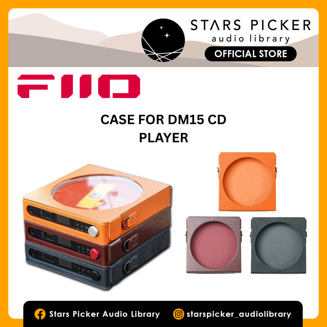 FiiO SK-DM15, Protective Case: Anti-Skid Wear-Resistant PU Leather Exclusive Protective Casing for DM15 R2R CD Player