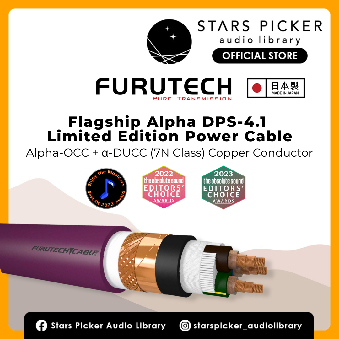 Furutech DPS-4.1 Limited Edition Flagship Audio Grade Power Cable