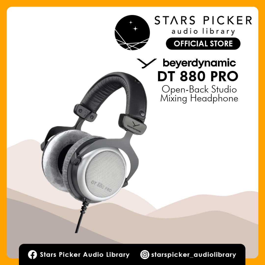 Beyerdynamic DT880 Pro (32/250/600 ohms) DT 880 PRO Black Edition Semi Open Studio Headphones