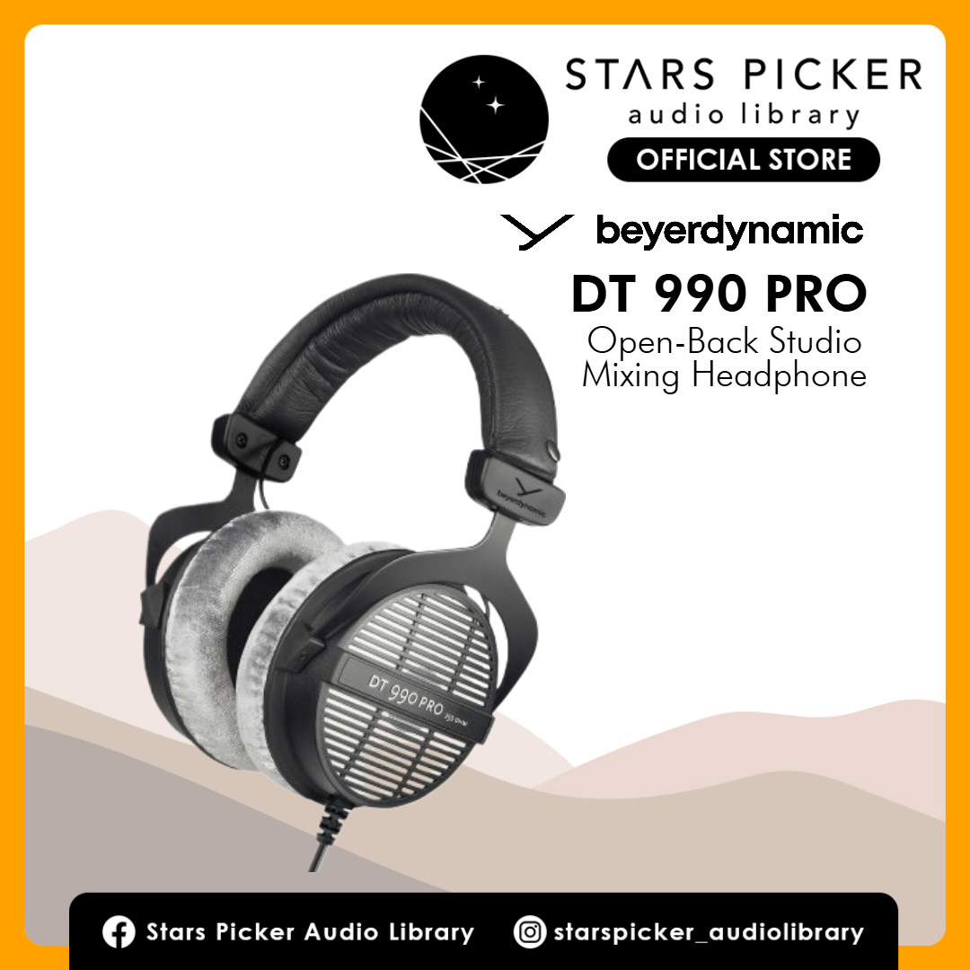 Beyerdynamic DT990 Pro (250 ohms) Fully Open Studio Monitoring Headphones