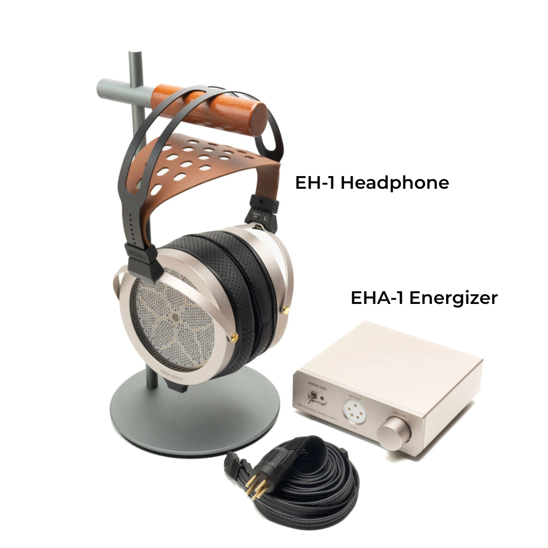 HongShu Audio EH-1 & EHA-1 Electrostatic Headphone System | 4inch Electrostatic Driver | Ultra Lightweight | Halo Acoustics