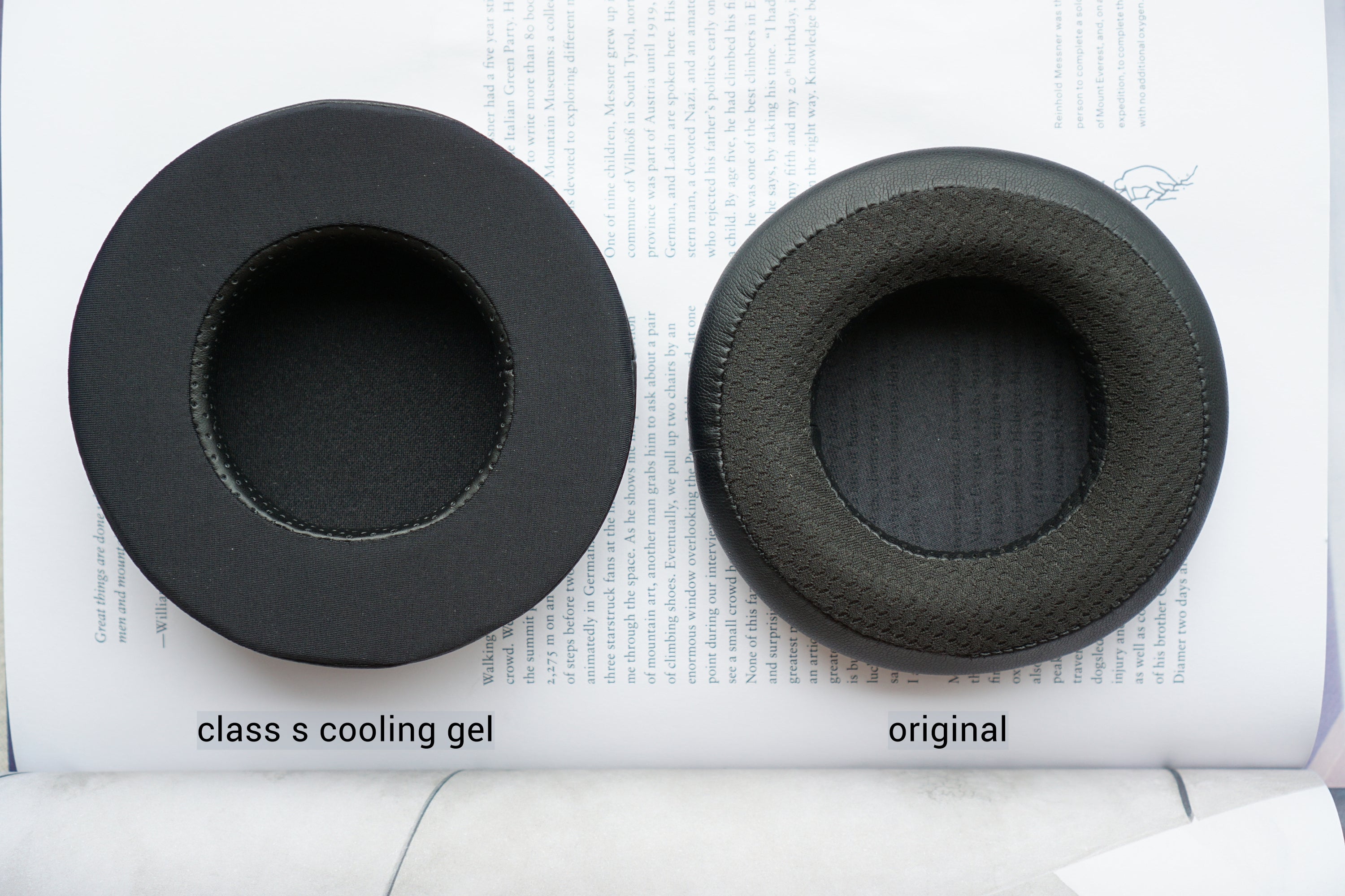 (Class S Cooling Gel) Hifiman Sundara / HE400se / HE400i / HE400 / HE560 / HE6 earpads with filter & bracket