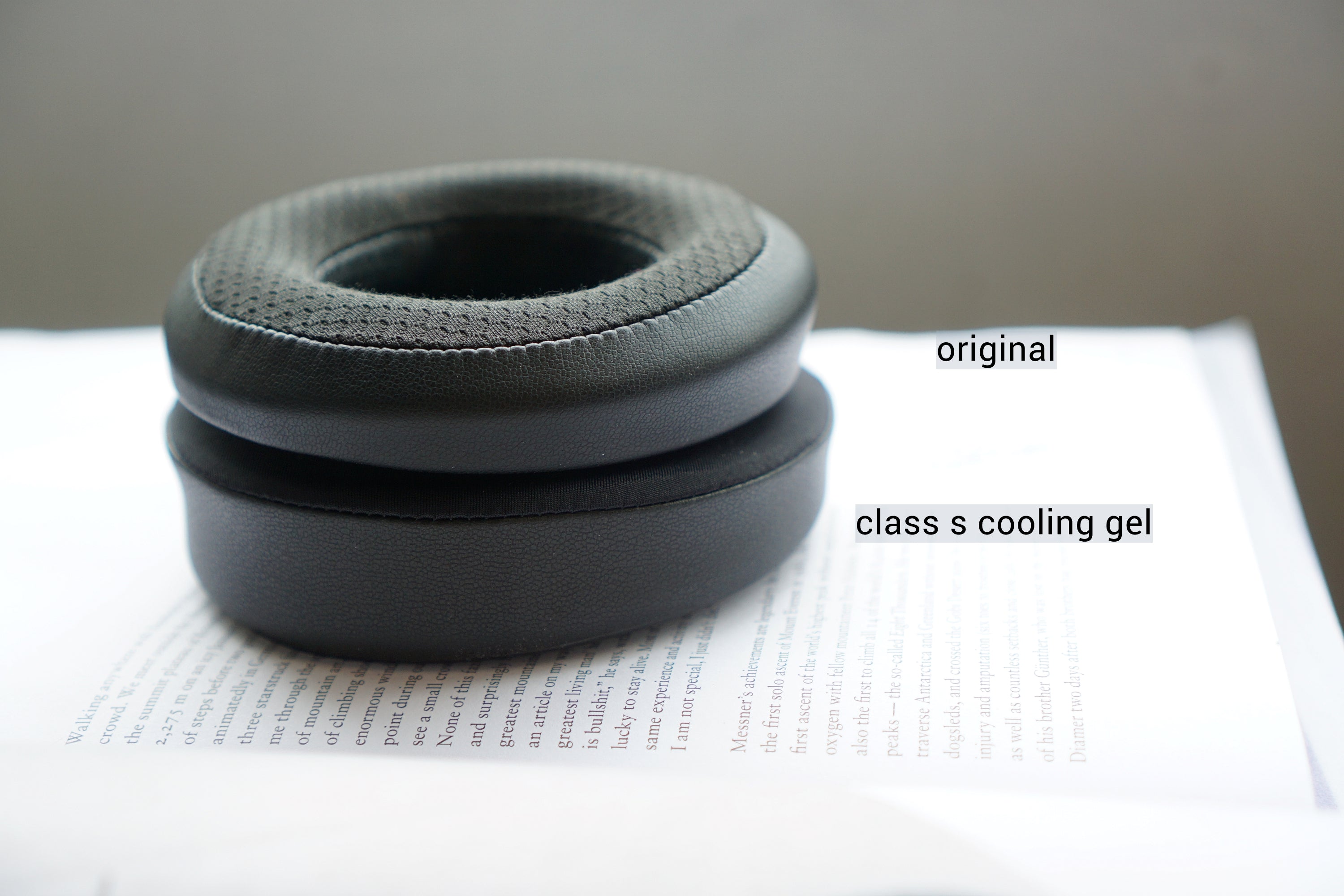 (Class S Cooling Gel) Hifiman Sundara / HE400se / HE400i / HE400 / HE560 / HE6 earpads with filter & bracket