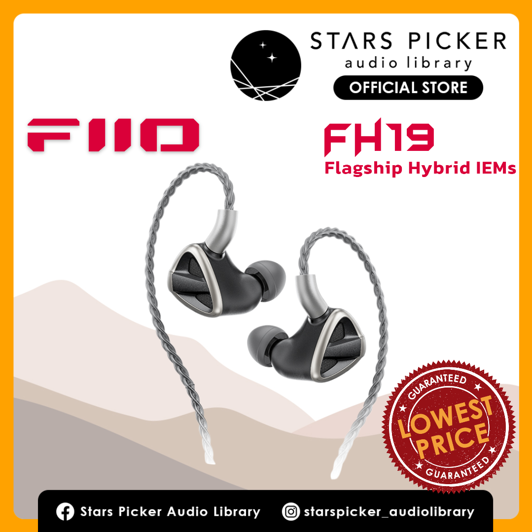 [PM For Best Price] FIIO FH19 Flagship Hybrid IEMs with 2 Dynamic and 6 BA Drivers