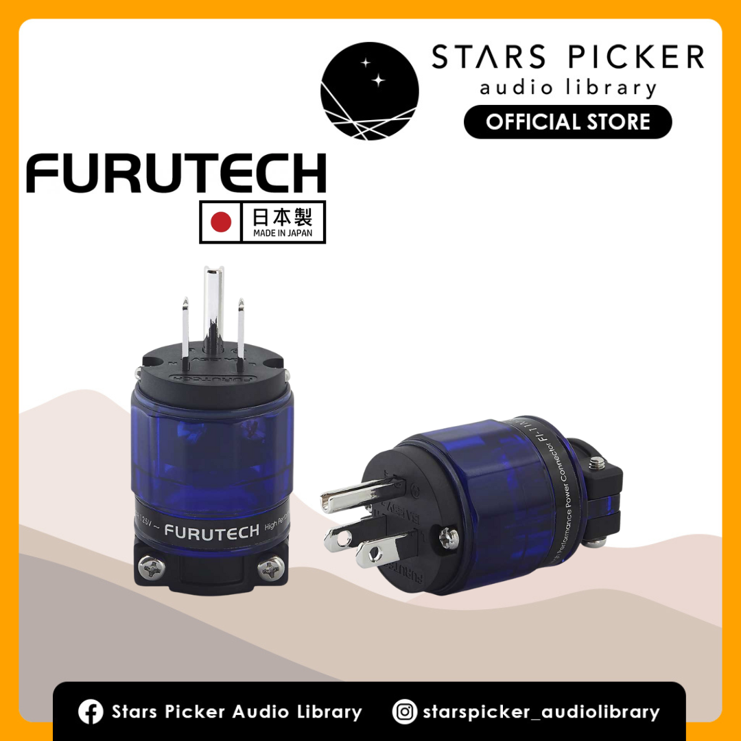 Furutech FI-11M-N1(R) Rhodium Plated High Performance Power Connector Made In Japan