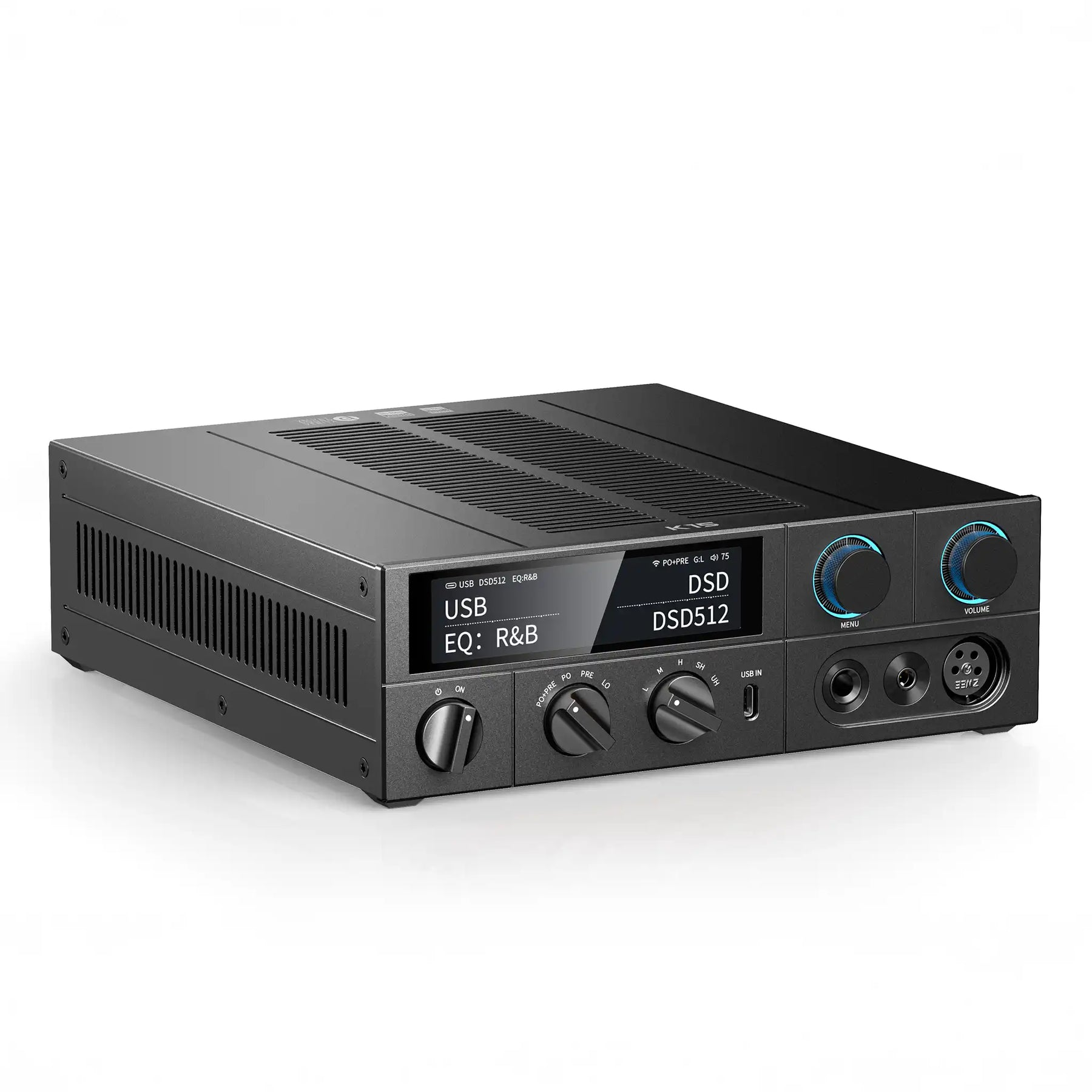 FiiO K15 Desktop DAC & Headphone Amp. with Dual AKM AK4497S DAC chips & Streaming Receiver