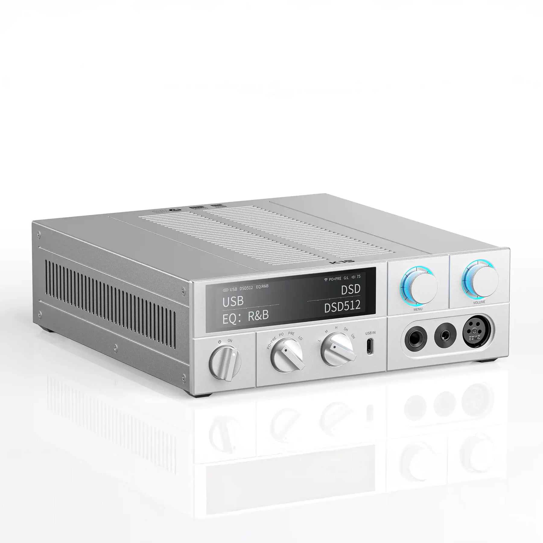 FiiO K15 Desktop DAC & Headphone Amp. with Dual AKM AK4497S DAC chips & Streaming Receiver