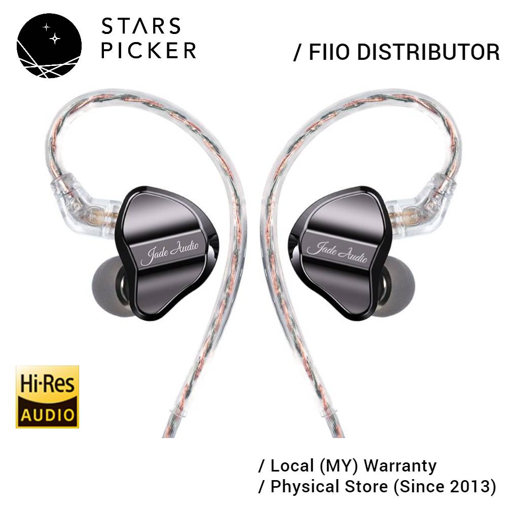 Fiio x Jade Audio JD1 - 10mm LCP Diaphragm Dynamic Driver Hi-Res Audio IEM Earphone