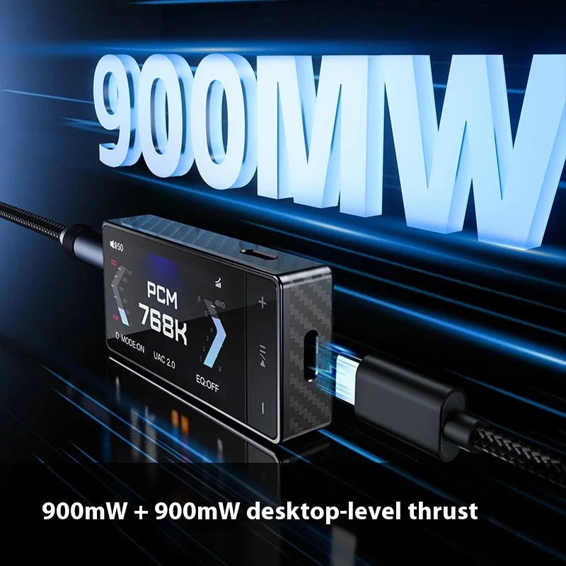 FiiO QX13 Portable DAC and Amplifier > ESS 8-channel ES9027PRO DAC and Carbon Fibre Build