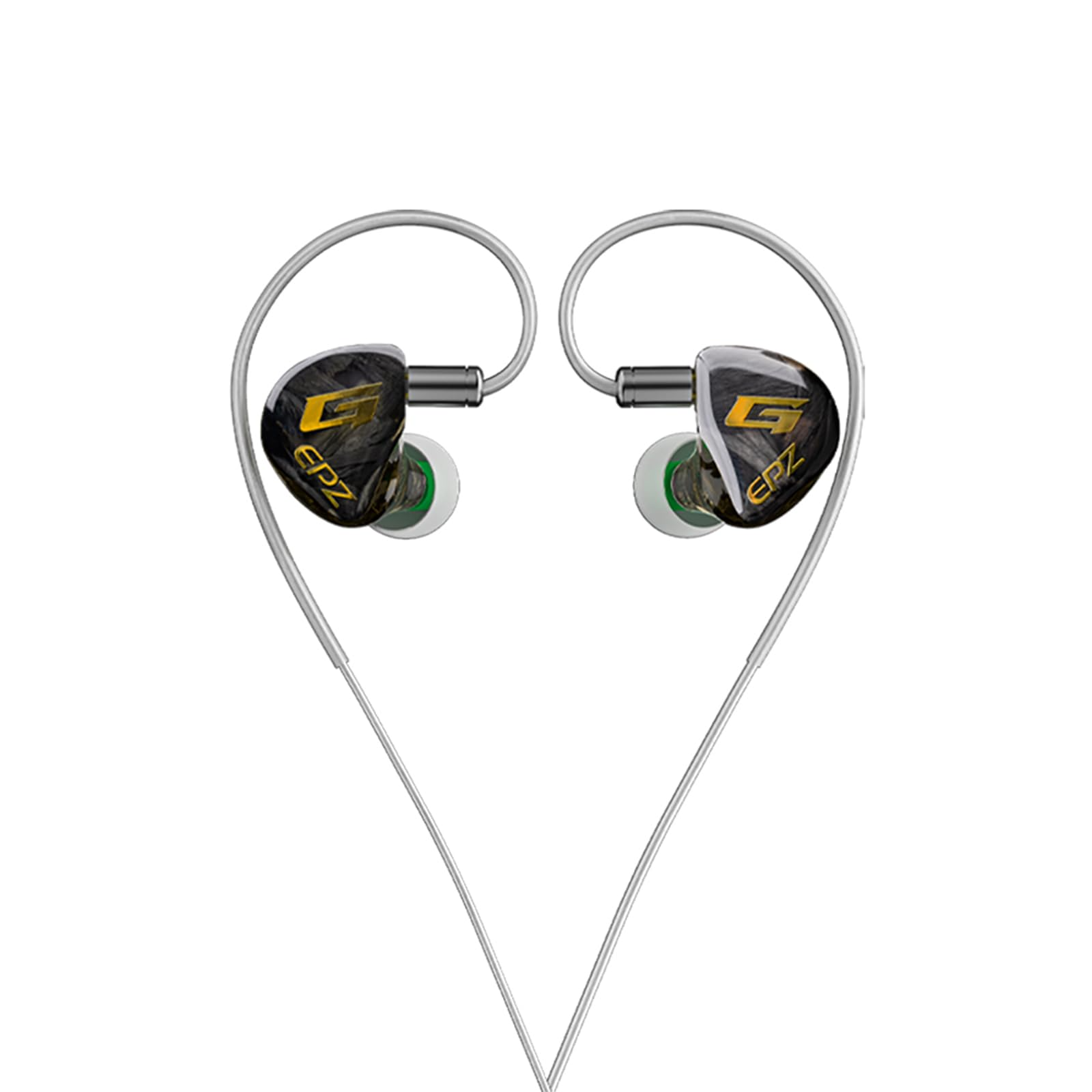 EPZ G10 - 10MM LCP Dynamic Driver IEM In Ear Monitor 0.78 2 Pin Detachable Cable Earbuds Gaming Headset
