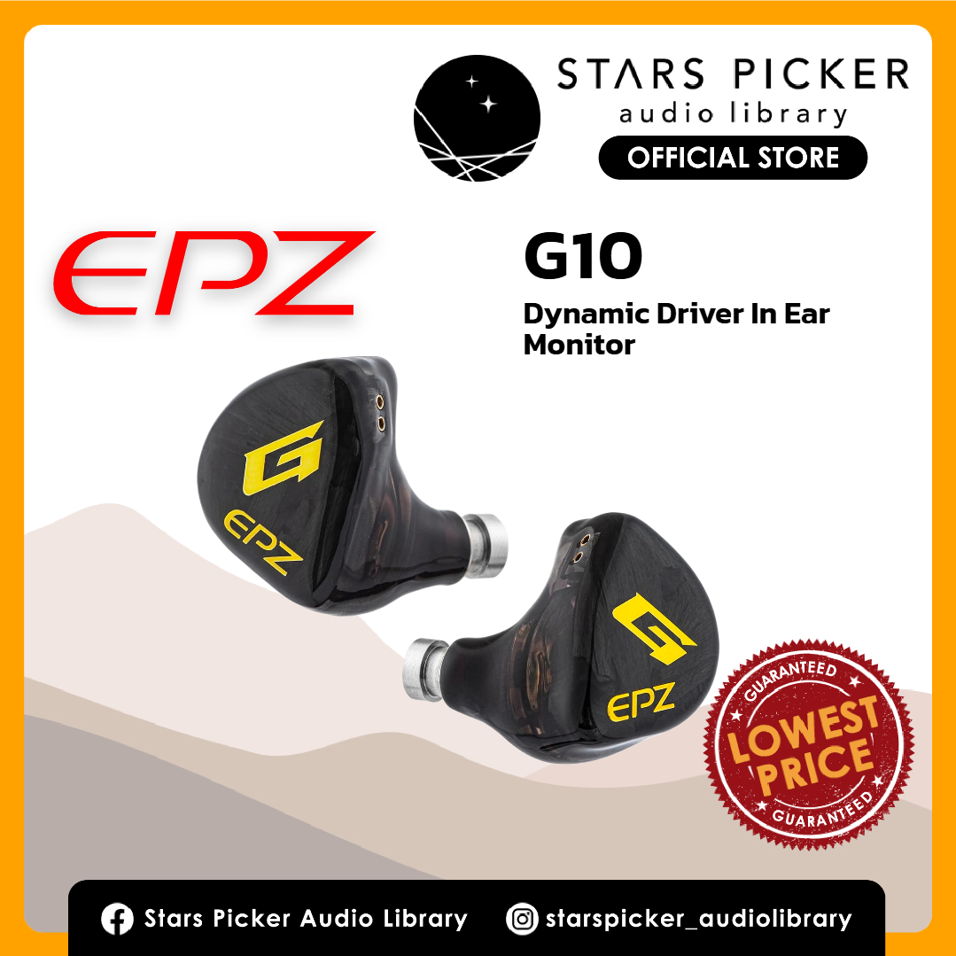 EPZ G10 - 10MM LCP Dynamic Driver IEM In Ear Monitor 0.78 2 Pin Detachable Cable Earbuds Gaming Headset