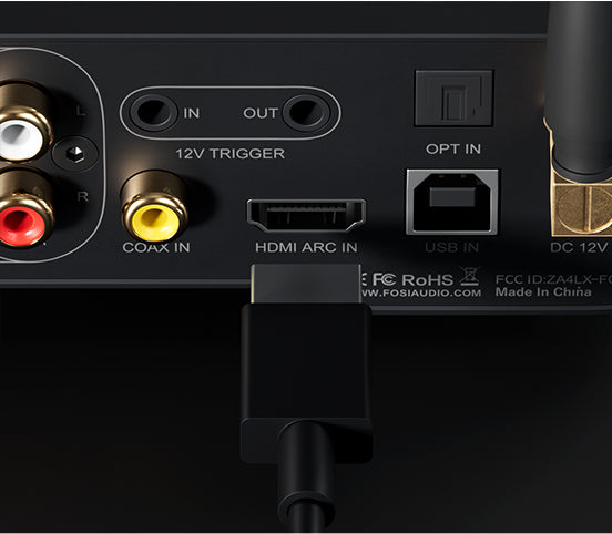 FOSI AUDIO ZD3 Bluetooth Desktop DAC Preamp ARC Input, ES9039Q2M Fully Balanced DAC with Remote