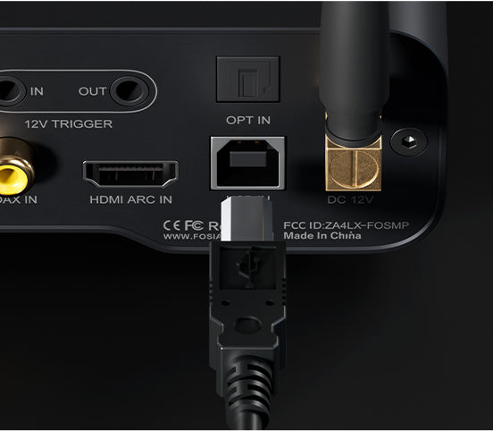 FOSI AUDIO ZD3 Bluetooth Desktop DAC Preamp ARC Input, ES9039Q2M Fully Balanced DAC with Remote