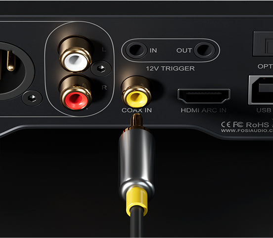 FOSI AUDIO ZD3 Bluetooth Desktop DAC Preamp ARC Input, ES9039Q2M Fully Balanced DAC with Remote
