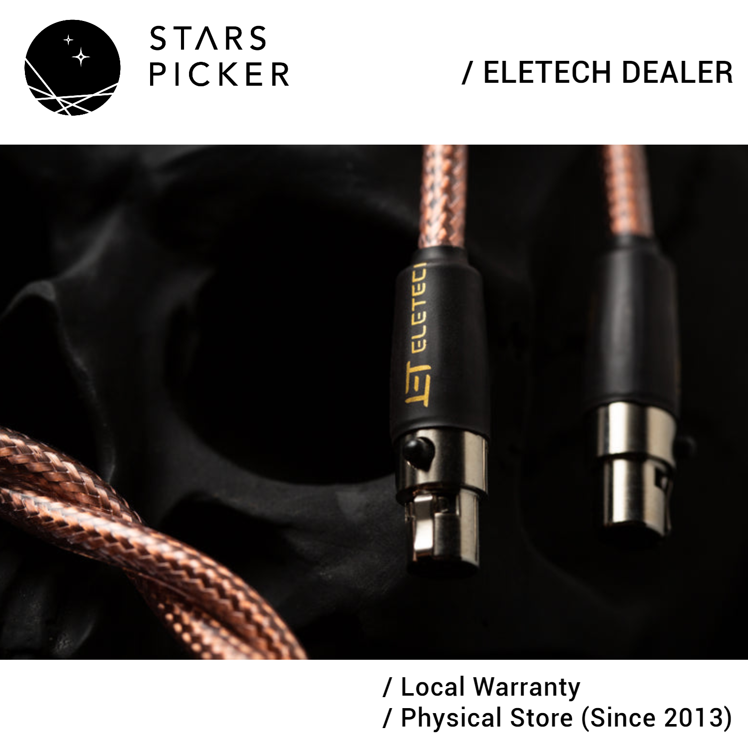 Eletech Inferno Headphone Replacement Cable 21 AWG OCC Copper