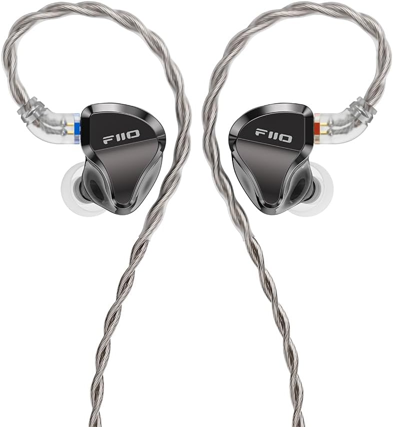 Fiio JH5 - 1 Dynamic + 4 BA Hybrid IEM, 10mm Carbon Based Dynamic Driver