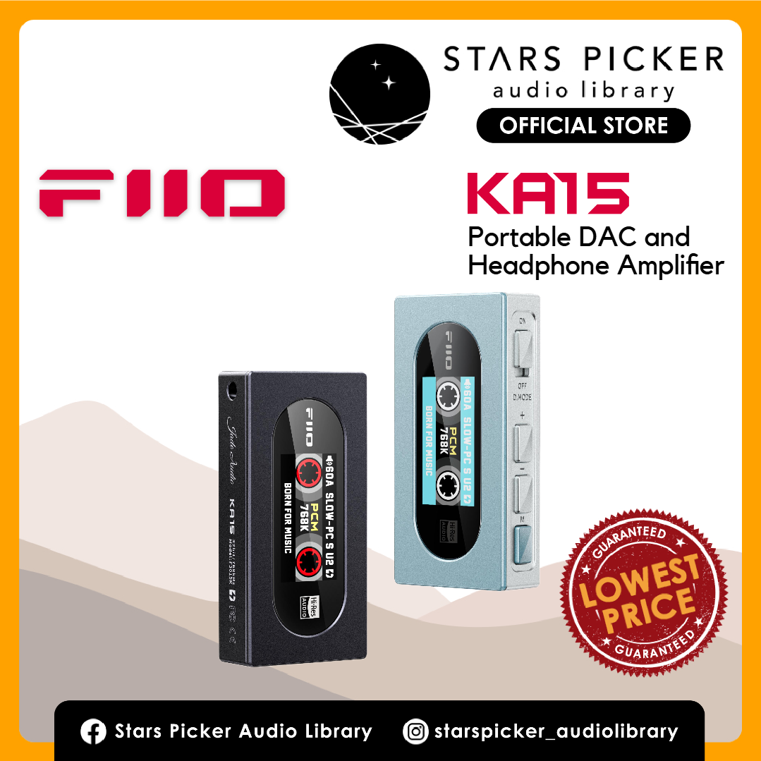 [PM FOR BEST PRICE] FIIO KA15 New Portable DAC and Headphone Amplifier