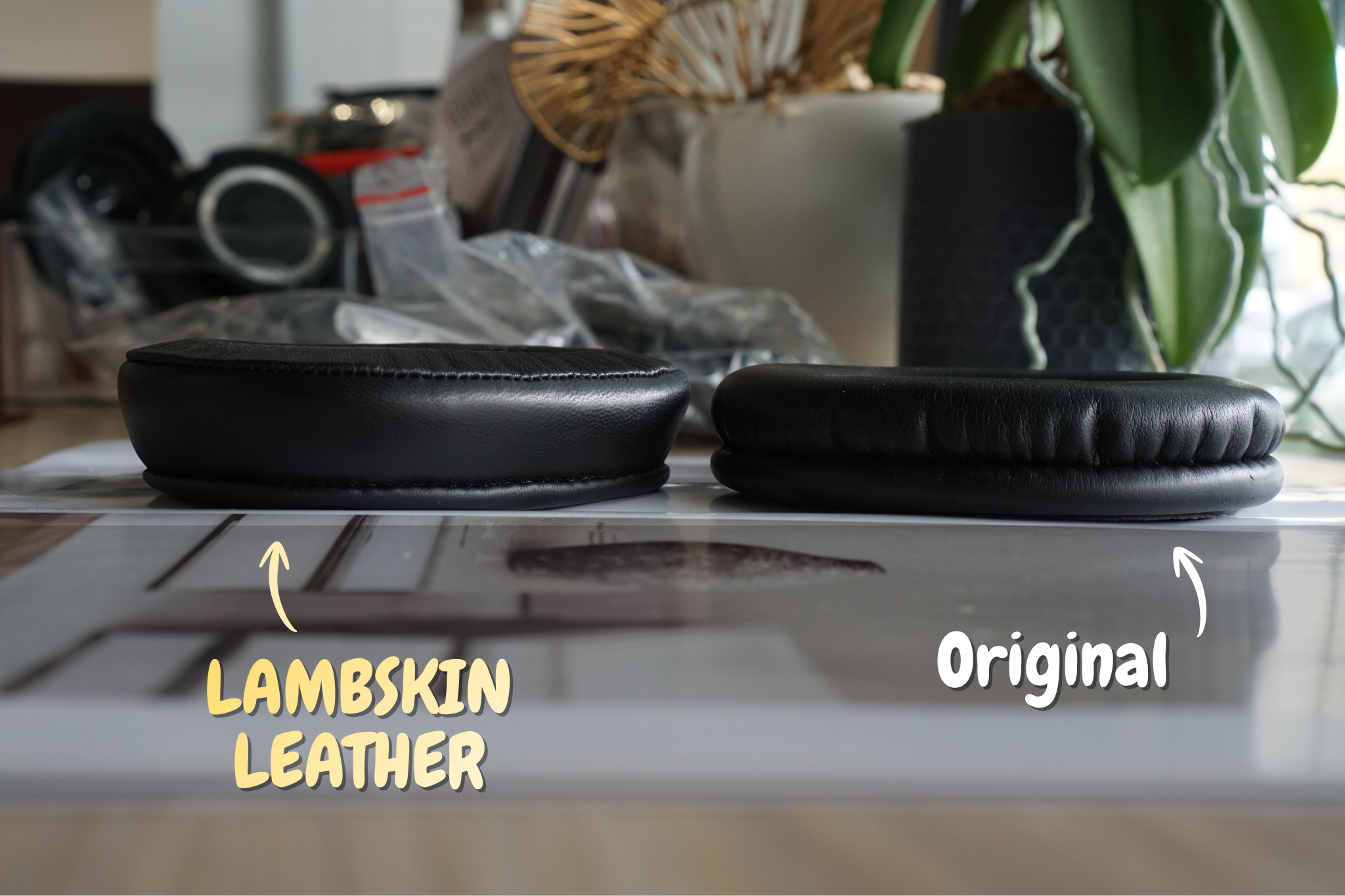(Class B Lambskin) Earpads for Audio Technica ATH M series - M20X / M30X / M40X / M50X / MSR7