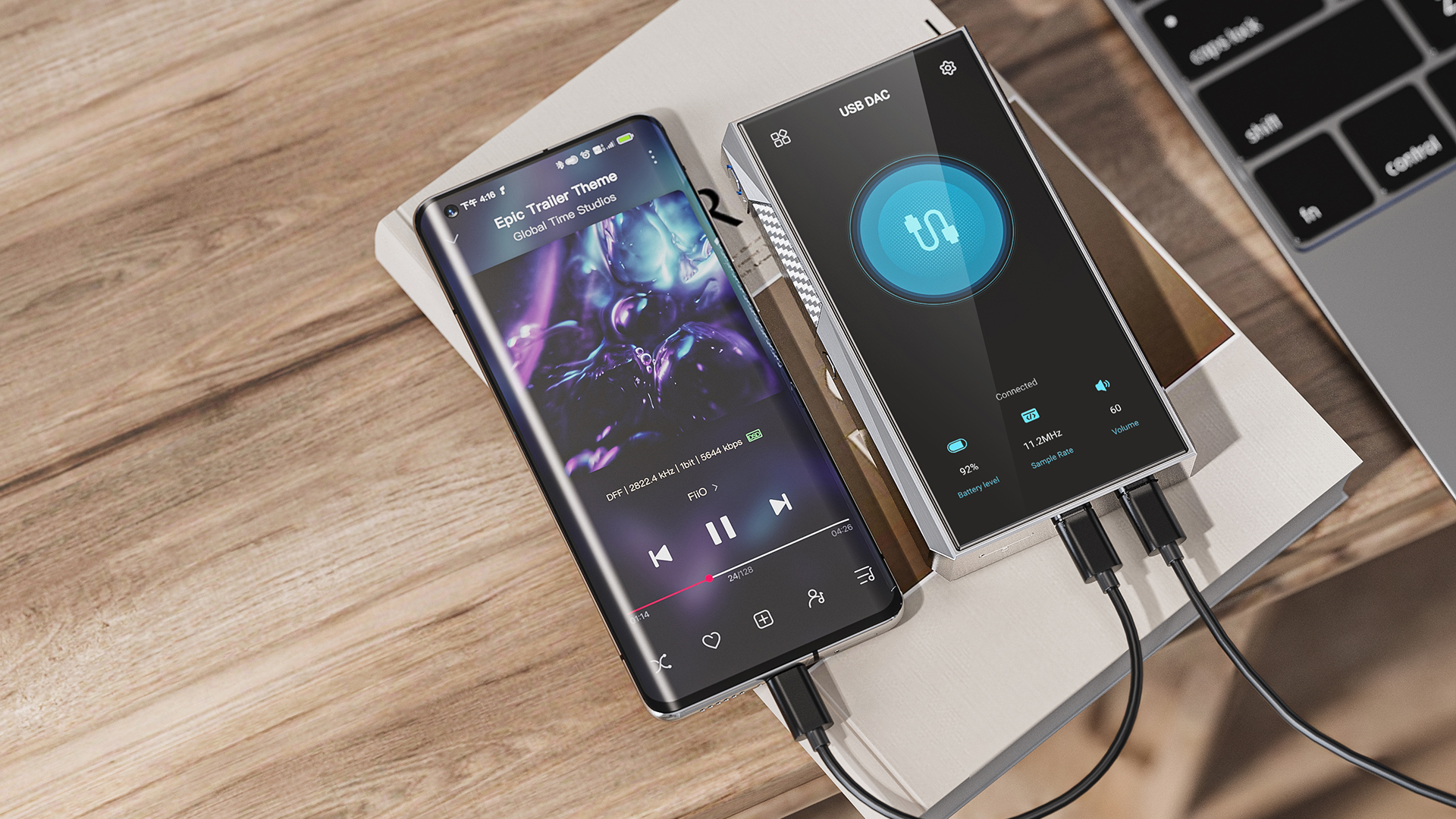 FiiO M23 Hi-Res HIFI Portable Android Music Player DAP USB DAC with AK4191EQ+AK4499EX PEQ Bluetooth 5.0