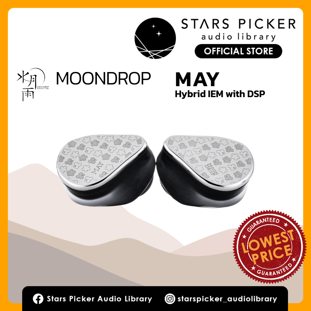 Moondrop May | 2 drivers sapphire dynamic driver + 6mm annular planar magnetic driver IEM