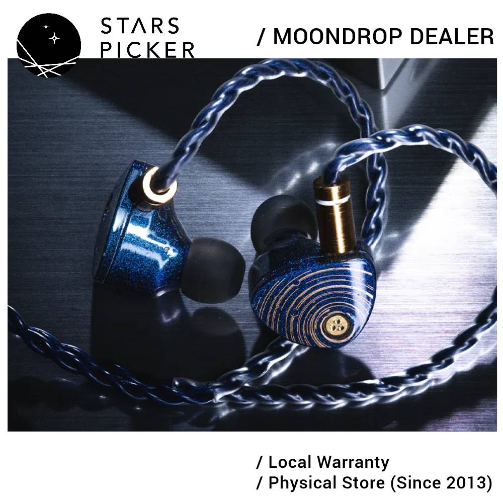 Moondrop STARFIELD II / Starfield 2 - Dynamic Driver IEM Earphone with Lithium-Magnesium Alloy Dome Composite Diaphragm