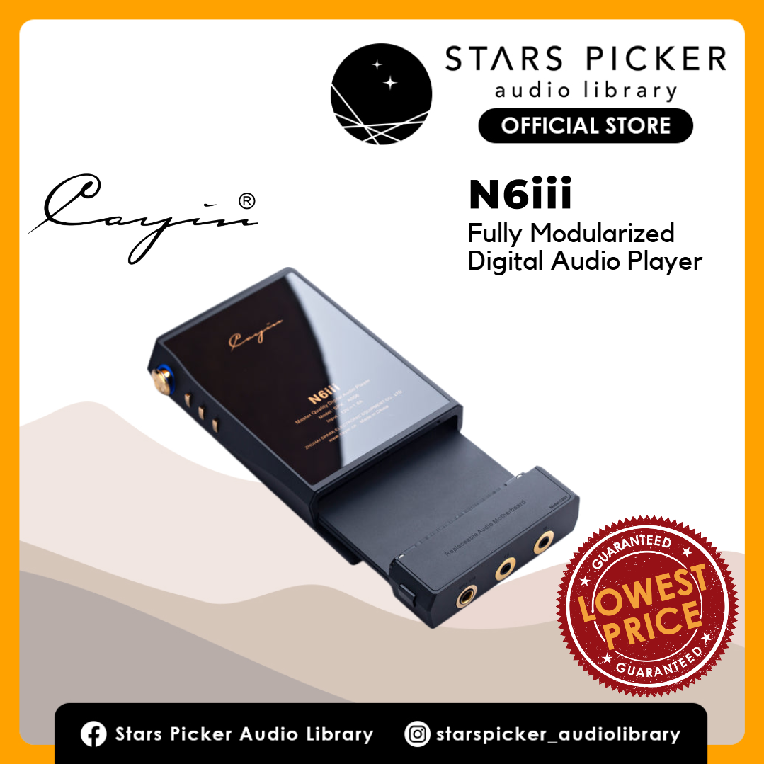 [PM FOR BEST PRICE] Cayin N6iii Fully Modularized Digital Audio Player with Swappable Motherboard