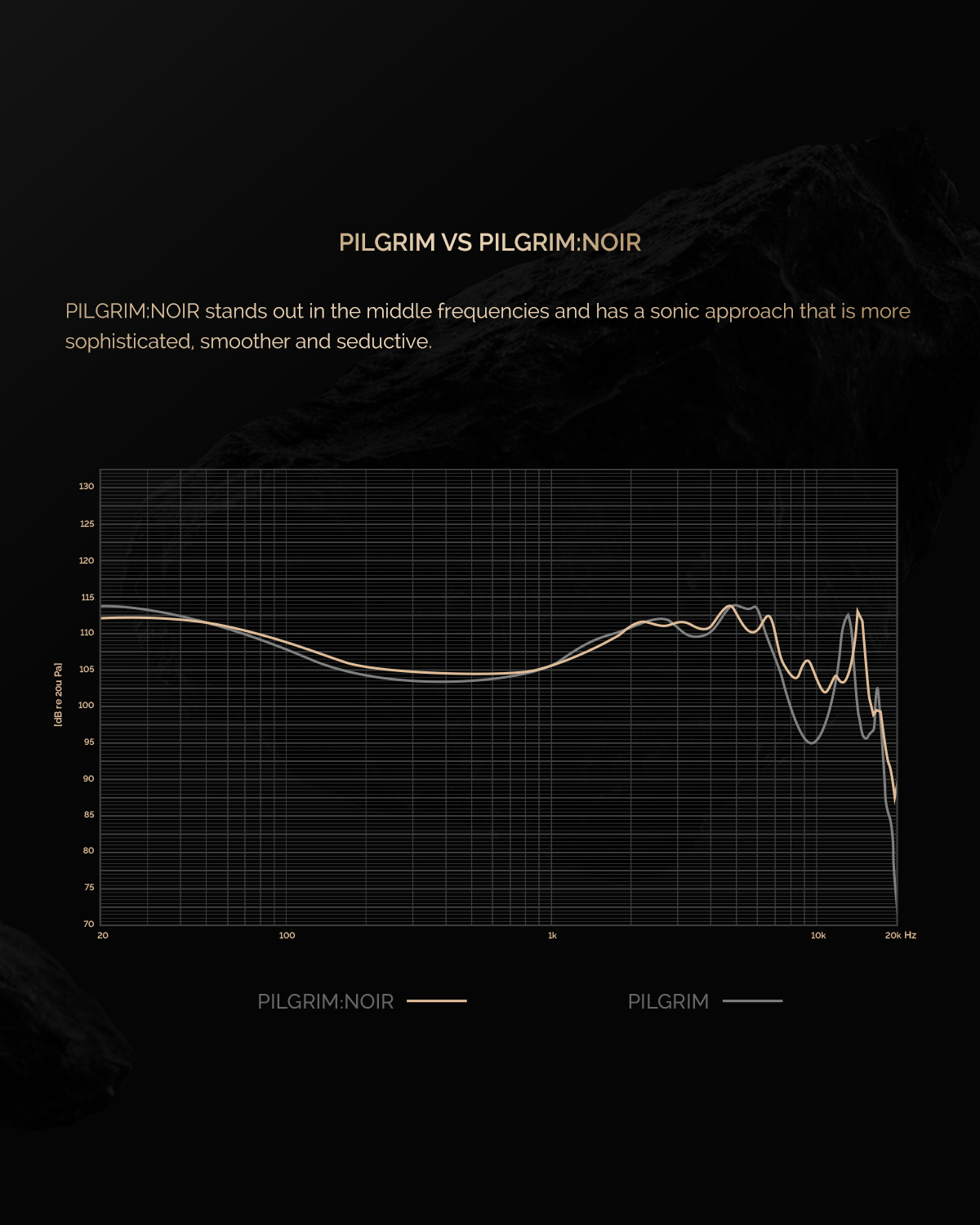 Elysian Acoustic Labs PILGRIM and Effect Audio x Elysian Acoustic Labs PILGRIM NOIR - 1 Custom LSR DD + 3