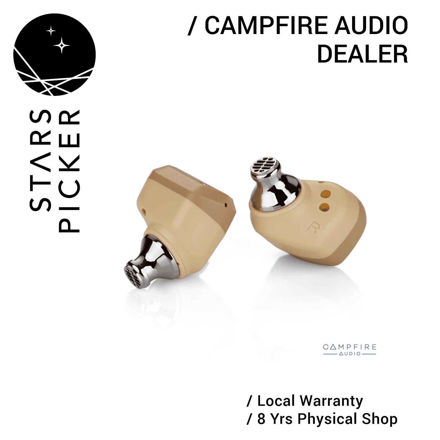 Campfire Audio Orbit Bluetooth 5.2 AptX IPX5 True Wireless Earbuds