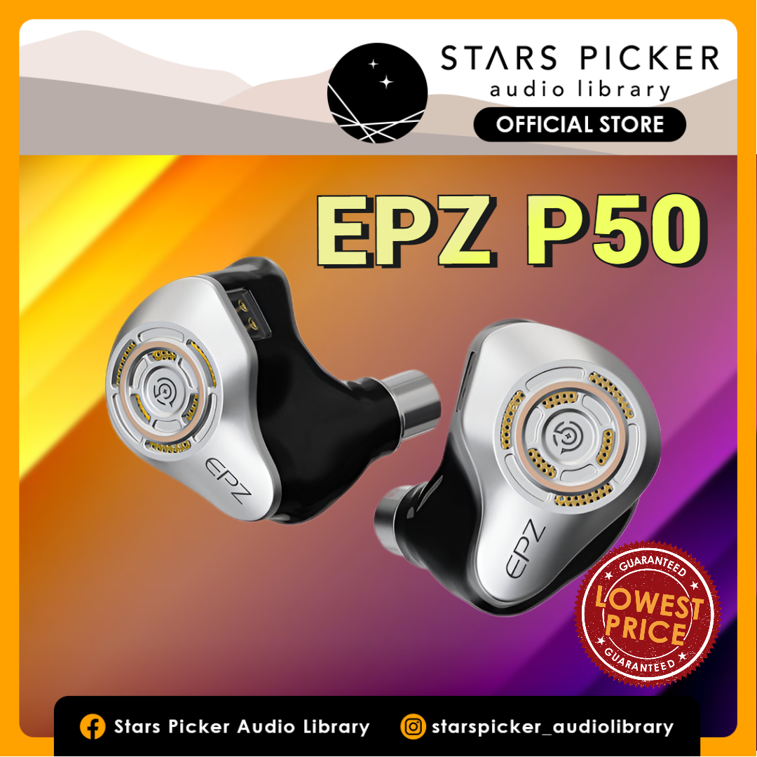 EPZ P50 - Open Back 1DD+2BA+2Planar Hybrid Drivers IEM Earphones In Ear Monitor