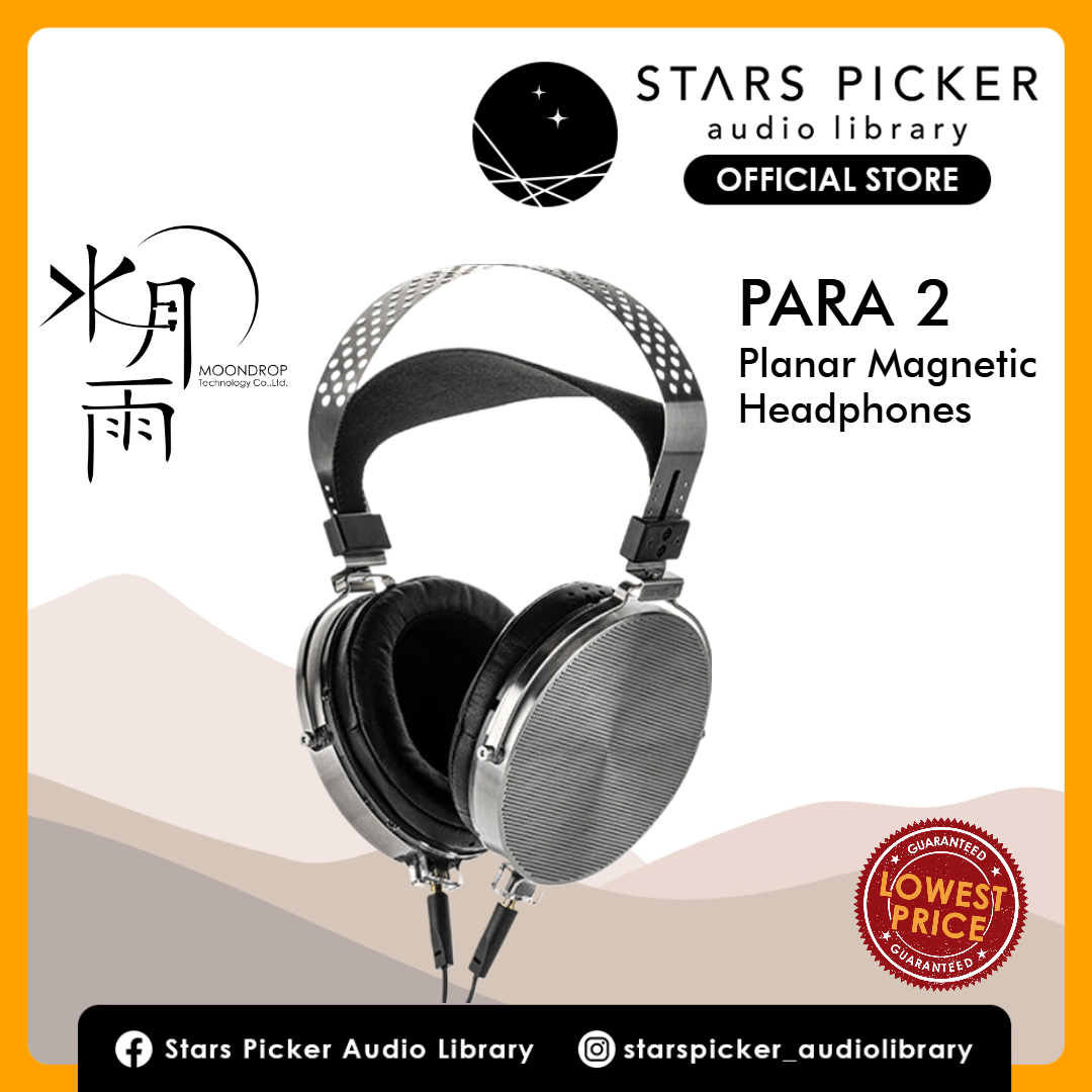 Moondrop PARA 2 - 100mm Ultra-large FDT Diaphragm Planar Magnetic Over-ear Headphones