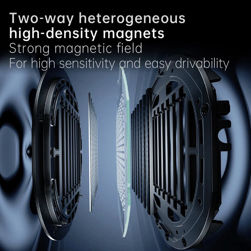 FiiO JT7 Open-Back Planar Headphones, Lightweight & Foldable Design